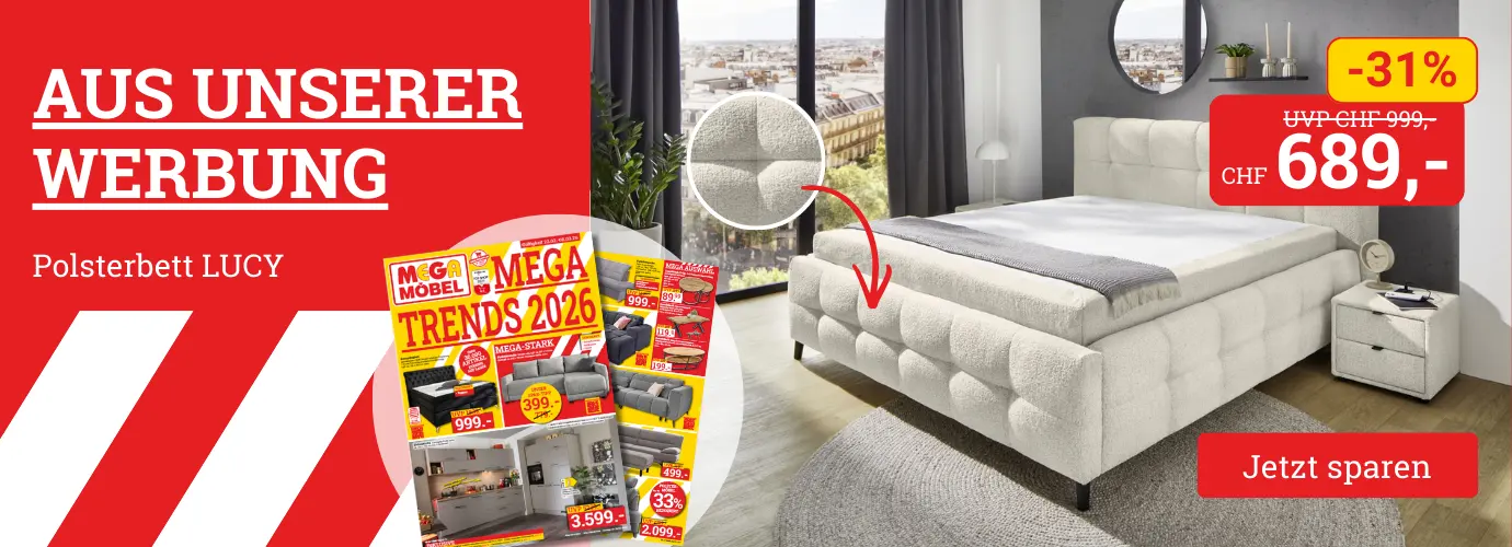 MEGA Preis! Polsterbett LUCY