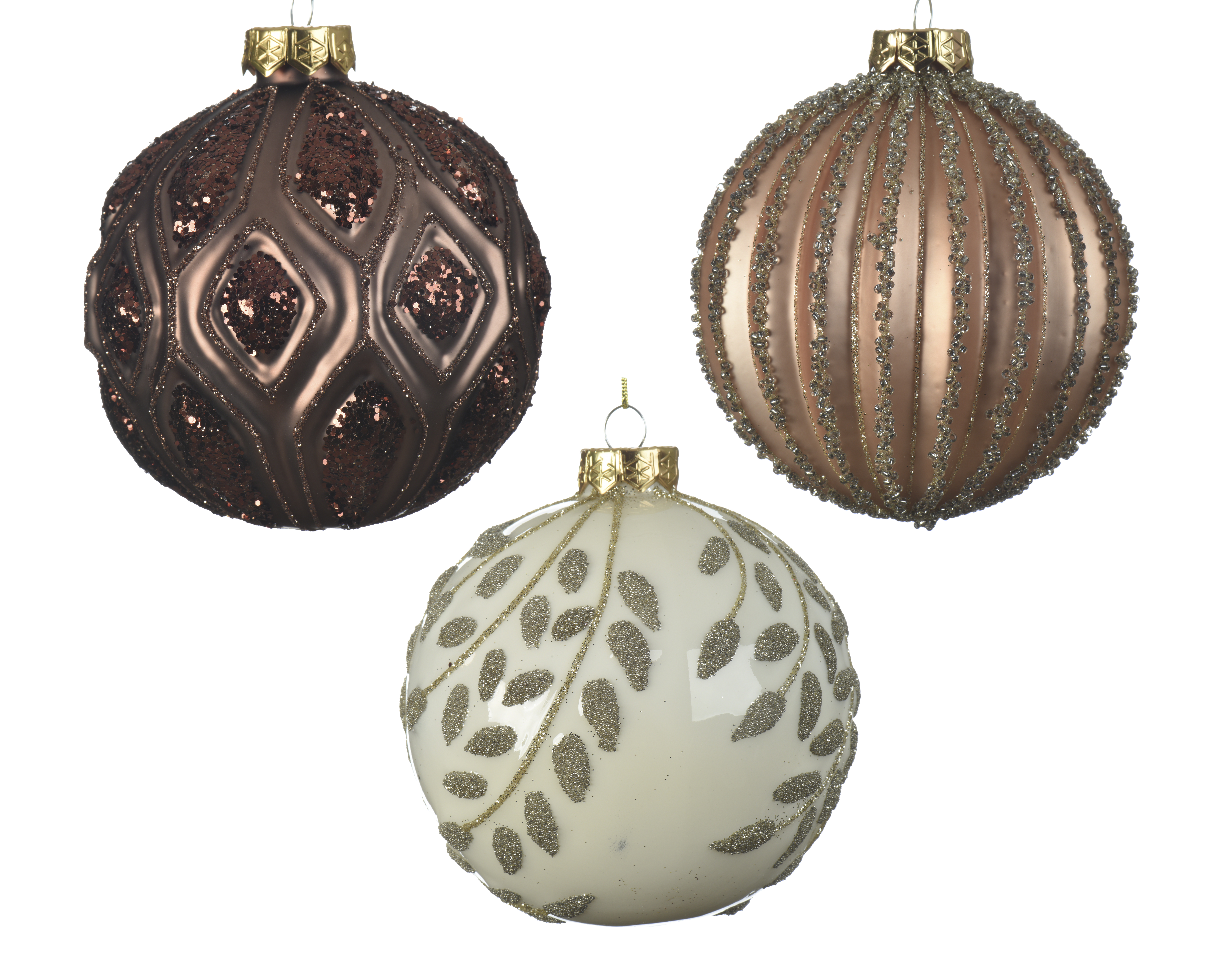 Boule en verre 10cm ORNAMENT