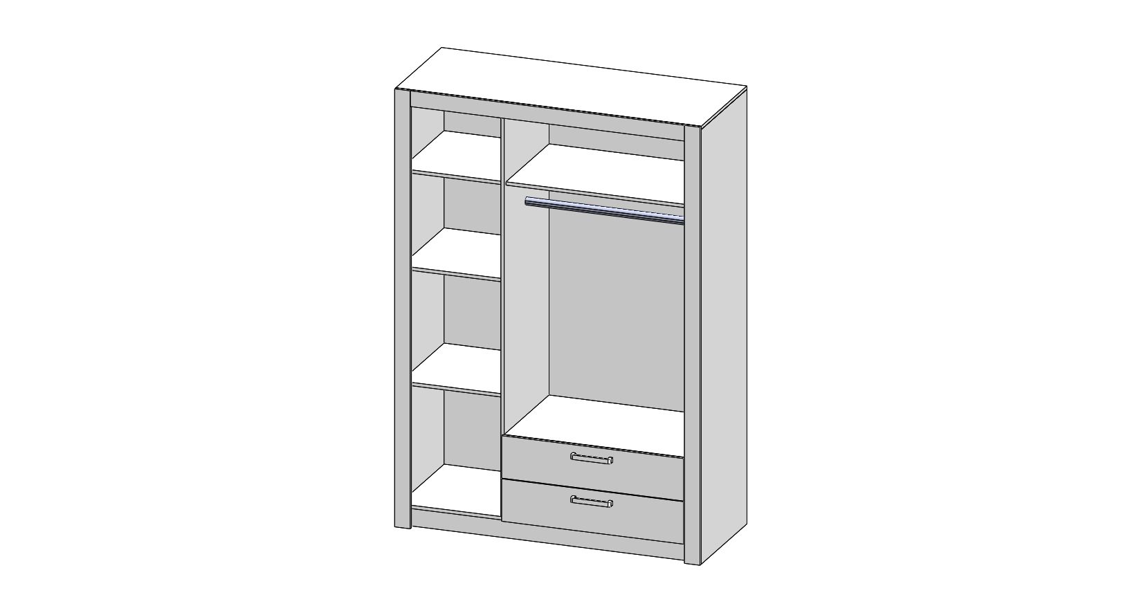 Kleiderschrank TIMO