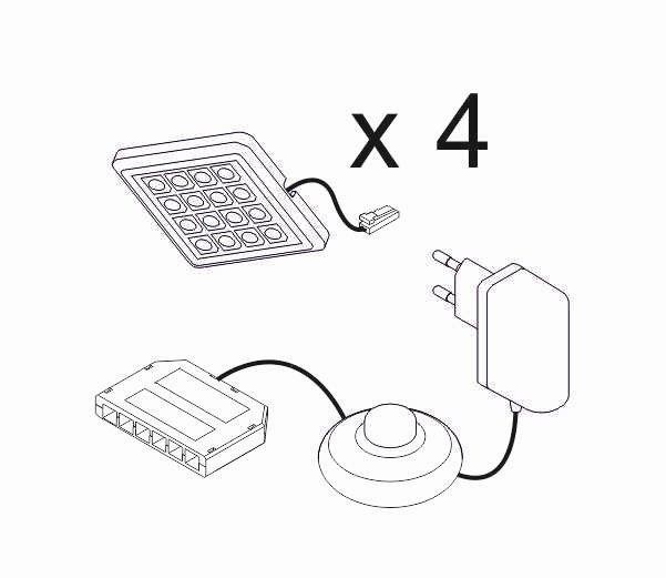 LED-Unterbaubeleuchtung 35 BW LK 04
