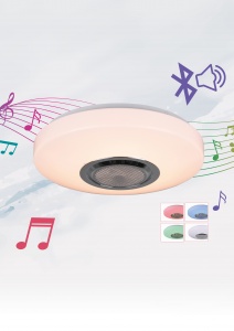 Plafonnier LED avec enceinte MAIA