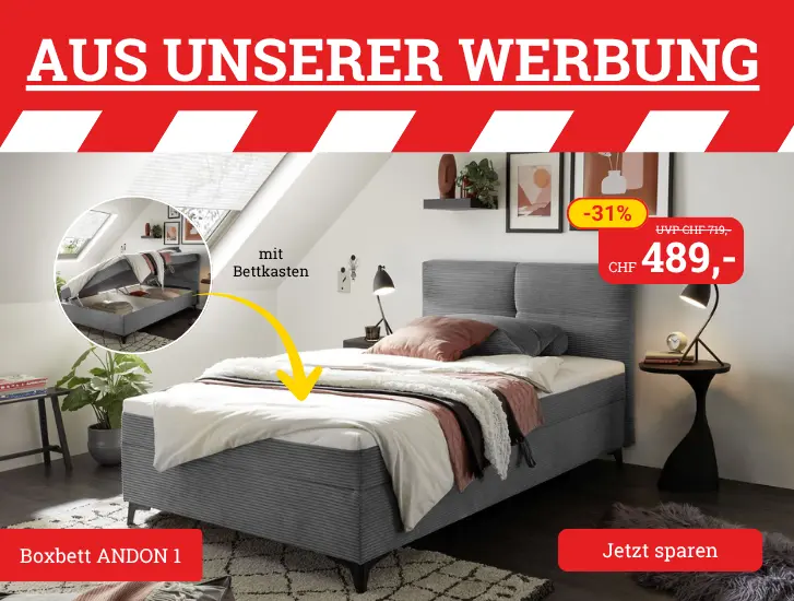Aus unserer Werbung! Boxbett ANDON 1