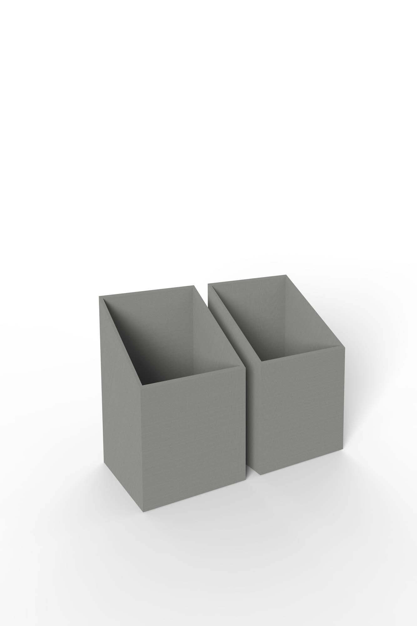 Lot de 2 paniers à linge MULTIRAUMKONZEPT Lot de 2 paniers à linge MULTIRAUMKONZEPT