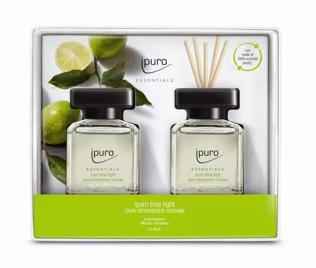 Lot de diffuseurs de parfum Ipuro  LIME LIGHT 2X50ML