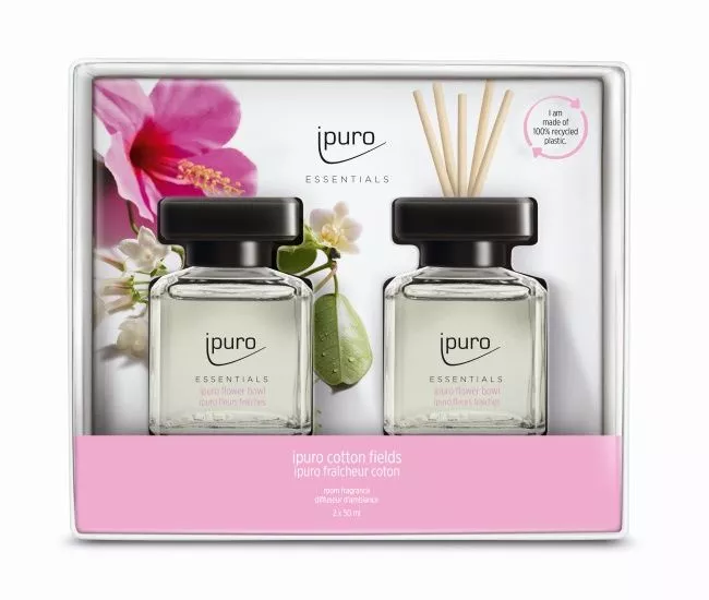 Lot de diffuseurs de parfum Ipuro  FLOWER BOWL 2X50ML