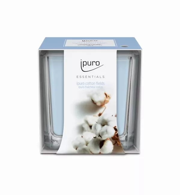 Bougie parfumée Ipuro COTTON FIELDS