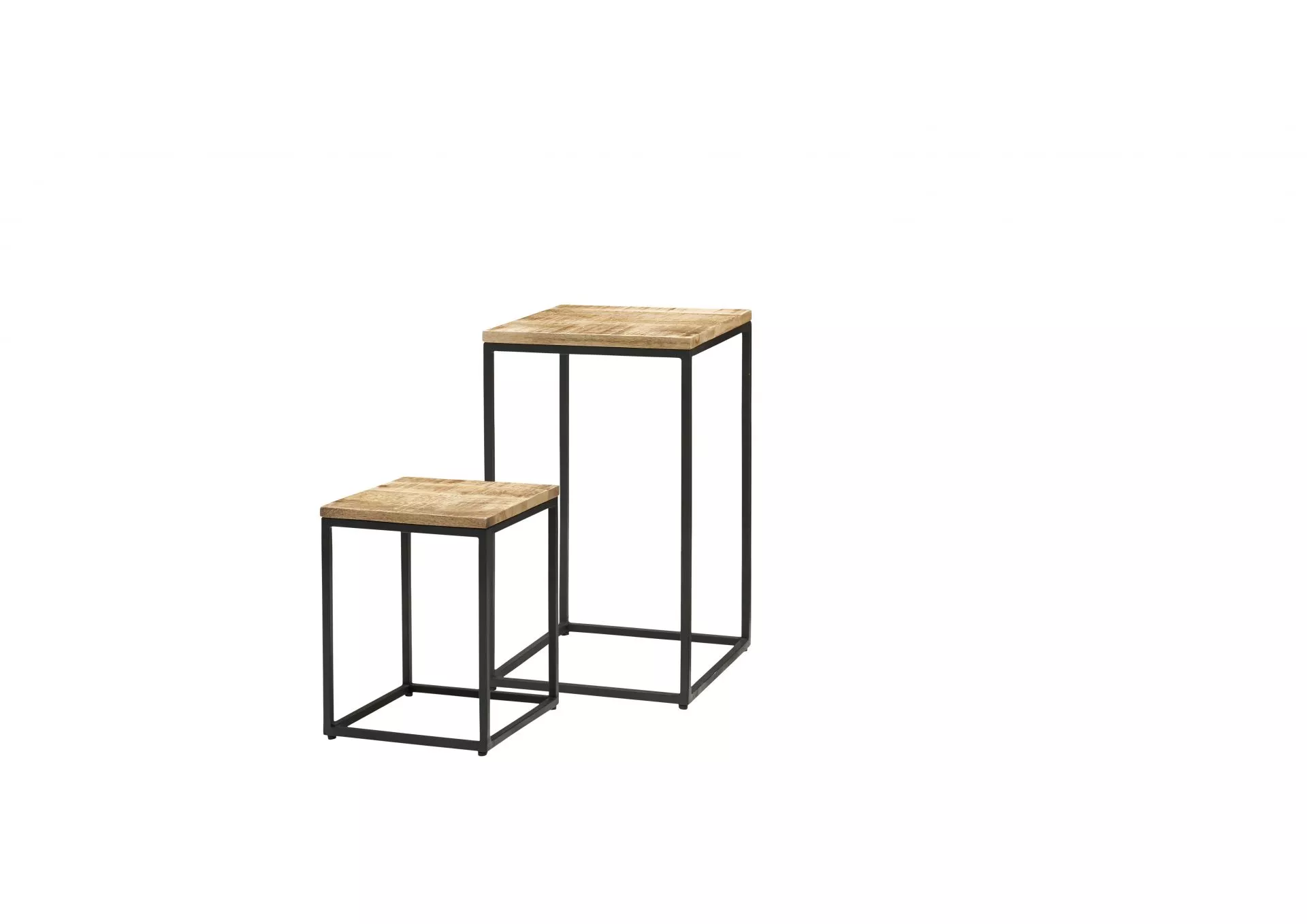 Lot de 2 guéridons IRON