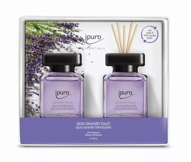 Lot de diffuseurs de parfum Ipuro LAVENDER 2X50ML